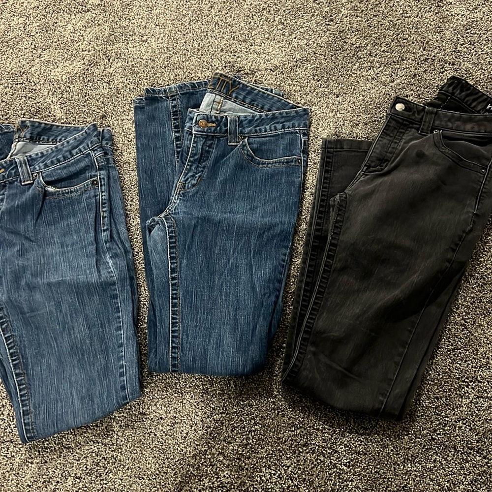 3 pairs of Kimes Ranch jeans